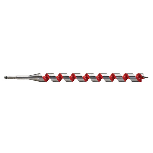Ship Auger Drill Bit, 1-1/8" Diameter, 15" Flute, 7/16" Hex Shank Equipment World