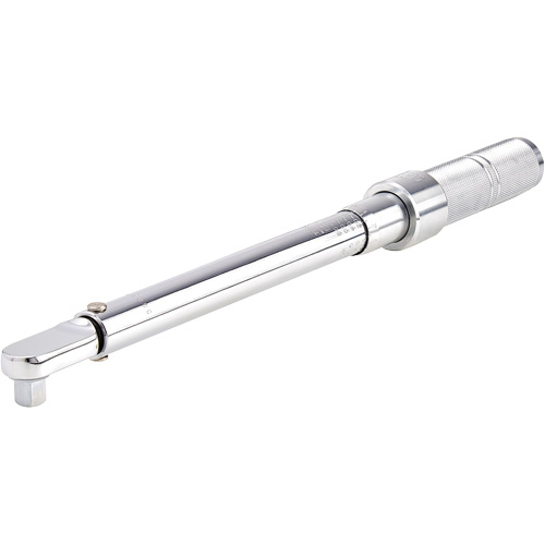 Fixed Head Micrometer Torque Wrench, Click, 3/8" Square Drive, 16-80 ft-lbs. Equipment World