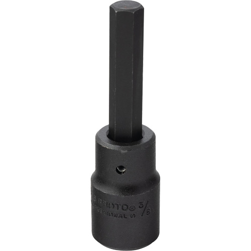 Socket Bit, Hex, 3/8" x 3-1/4" L, 1/2" Drive Equipment World