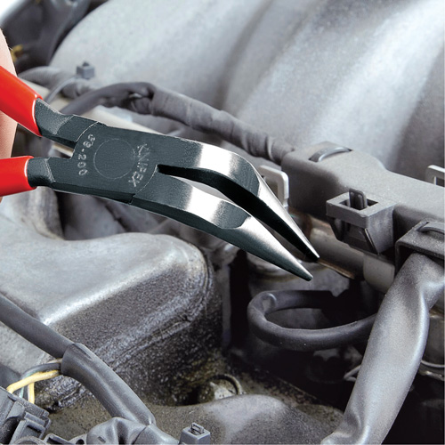 8" Long Nose 70° Angled Pliers without Cutter Equipment World