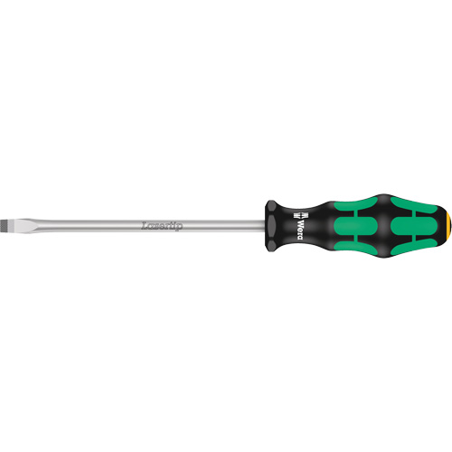 Tapered Slotted Screwdriver, 7 mm, 10-1/16" L, Plastic Handle Equipment World