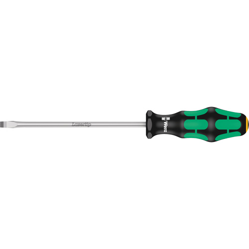 Tapered Slotted Screwdriver, 6.5 mm Tip, Round, 10-1/16" L, Plastic Handle Equipment World