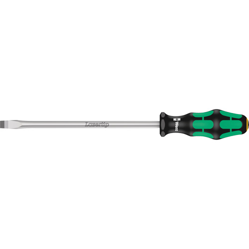 Tapered Slotted Screwdriver, 3/8", 12" L, Plastic Handle Equipment World