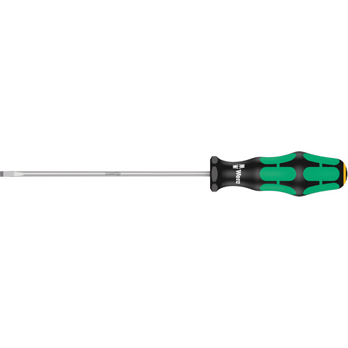 Slotted Screwdriver, 4 mm Tip, Round, 9-3/4" L, Plastic Handle Equipment World