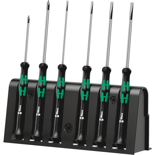 Micro Series Screwdriver Set with Rack, 6 Pcs. Equipment World