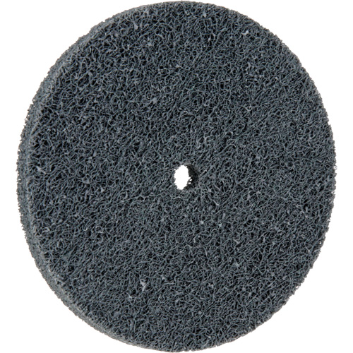 Standard Abrasives 500 Series Soft Density Unitized Wheels, 3" x 1/4", 1/4" Arbor, Fine Grit, Silicon Carbide Equipment World