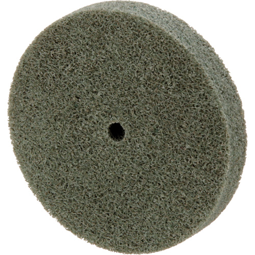 Standard Abrasives 500 Series Soft Density Unitized Wheels, 3" x 1/2", 1/4" Arbor, Medium Grit, Aluminum Oxide Equipment World