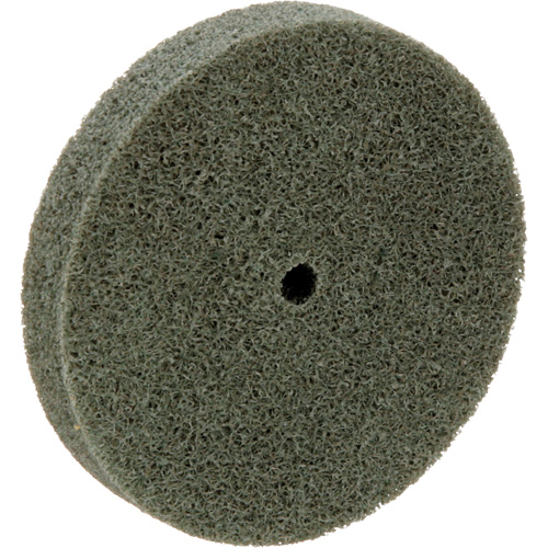 Standard Abrasives 500 Series Soft Density Unitized Wheels, 3" x 1/2", 1/4" Arbor, Medium Grit, Aluminum Oxide Equipment World