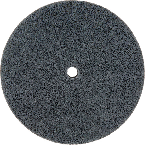 Standard Abrasives 500 Series Soft Density Unitized Wheels, 3" x 1/2", 1/4" Arbor, Fine Grit, Silicon Carbide Equipment World