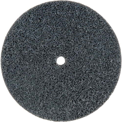 Standard Abrasives 500 Series Soft Density Unitized Wheels, 3" x 1/2", 1/4" Arbor, Fine Grit, Silicon Carbide Equipment World