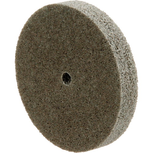 Standard Abrasives Unitized Wheel, 3" x 1/2", 1/4" Arbor, Medium Grit, Aluminum Oxide Equipment World