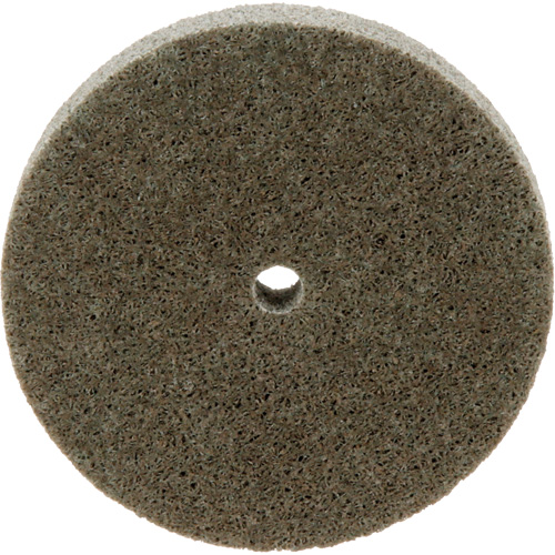 Standard Abrasives Unitized Wheel, 3" x 1/2", 1/4" Arbor, Medium Grit, Aluminum Oxide Equipment World