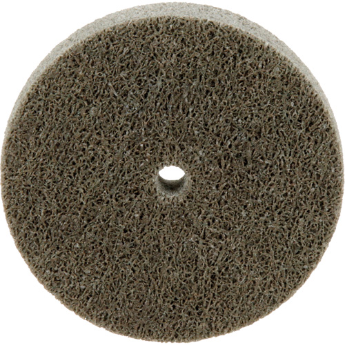 Standard Abrasives Unitized Wheel, 3" x 1/2", 1/4" Arbor, Medium Grit, Aluminum Oxide Equipment World
