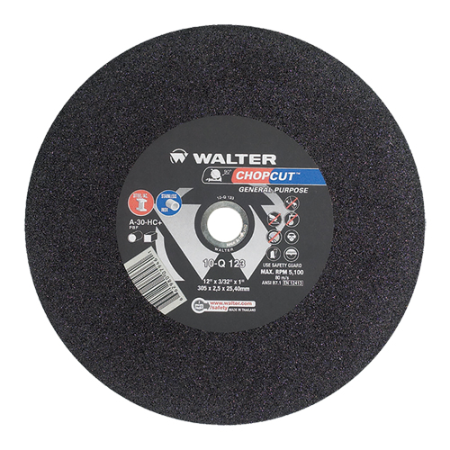 Chopcut Chop Saw Cut-Off Wheel, 12" x 3/32", 1" Arbor, Type 1, Aluminum Oxide, 5200 RPM Equipment World