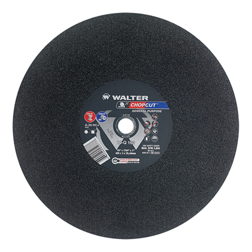 Chopcut Cut-Off Wheel, 16" x 7/8", 1" Arbor, Type 1, Aluminum Oxide, 3800 RPM Equipment World