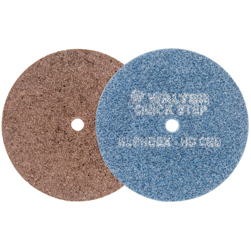 Disque de pr&eacute;paration de surface QUICK-STEP BLENDEX, 5" dia., Grain Extra grossier, Oxyde d'aluminium Equipment World