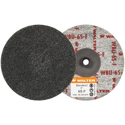 Twist Blendex U Discs, 3" Dia., Super Fine Grit, Silicon Carbide Equipment World