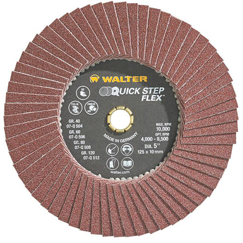 QUICK-STEP FLEX, 5" x Type 29, 80 Grit, Aluminum Oxide Equipment World