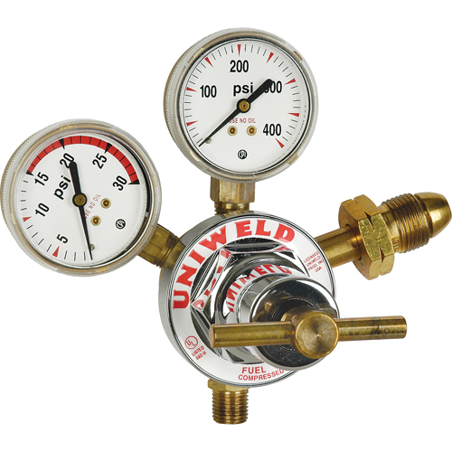 Medium-Duty Single Stage Regulator, Acetylene, CGA510 Inlet Equipment World