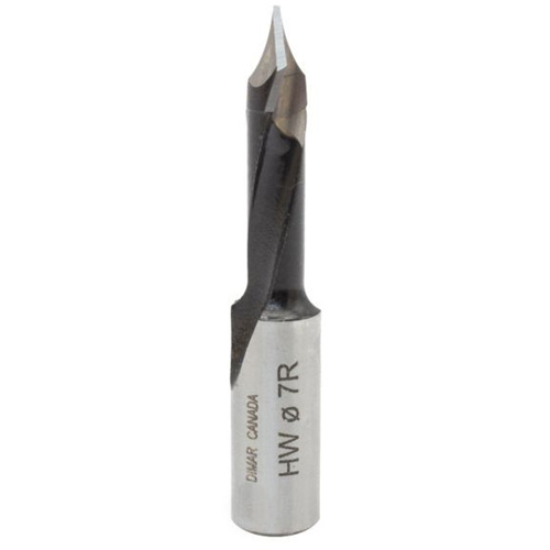 Through-Hole Carbide Tipped Drill, 7 mm Diameter Equipment World