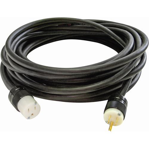 Heavy-Duty Neoprene Extension Cords, Indoor/Outdoor, SOOW, 12/3 AWG, 15 A, 25' Equipment World