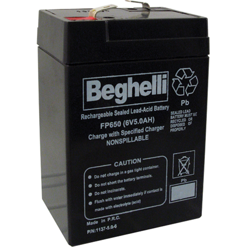 Sealed Lead Acid Batteries, 6 V, 5 Ah Equipment World
