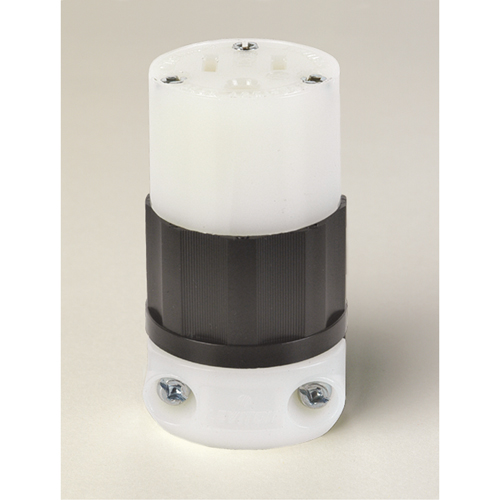 Grounding Straight Blade Connector, 5-15R, Nylon Equipment World