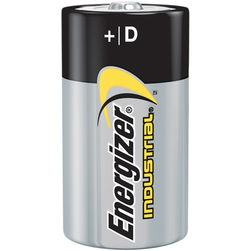 Alkaline Industrial Batteries, D, 1.5 V Equipment World