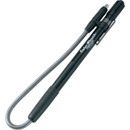Lampe stylo Stylus, DEL, 11 lumens, Corps en Aluminium, piles AAAA, Compris Equipment World