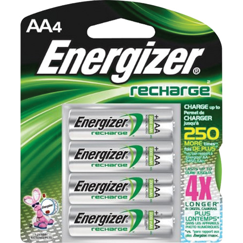 Rechargeable NiMH Batteries, AA, 1.2 V Equipment World