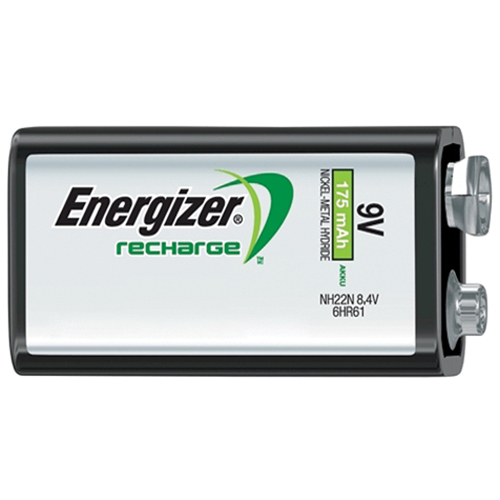 Rechargeable NiMH Batteries, 9 V Equipment World