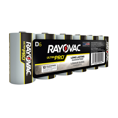 Ultra PRO Industrial Batteries, D, 1.5 V Equipment World