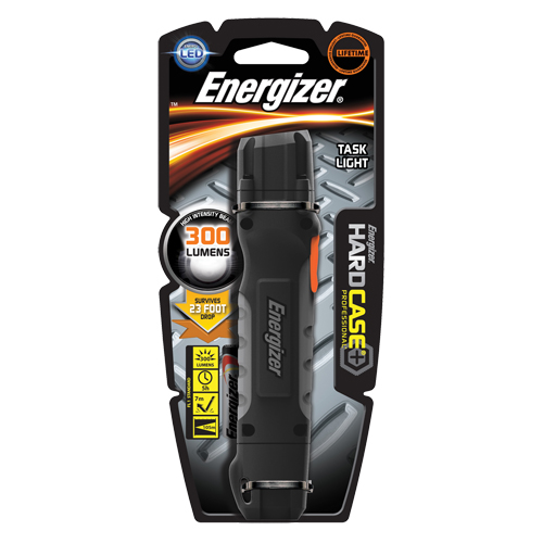 Hard Case&reg; Task Flashlight, LED, 300 Lumens, AA Batteries Equipment World