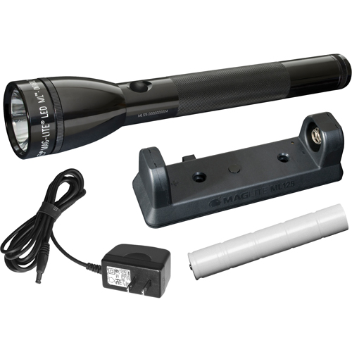 ML125 Flashlight, LED, 186 Lumens, Rechargeable Batteries Equipment World