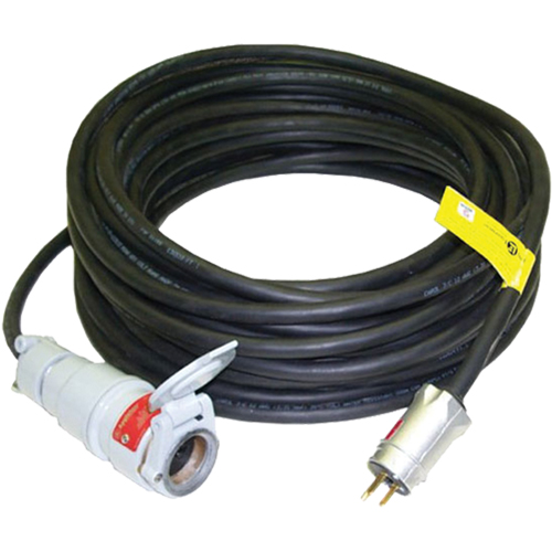 Heavy-Duty Neoprene Extension Cords, Indoor/Outdoor, SOOW, 12/3 AWG, 15 A, 100' Equipment World