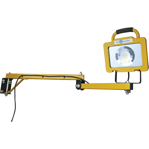 Heavy-Duty Dock Light, 40" Arm, 38 W, LED Lamp, Metal Equipment World