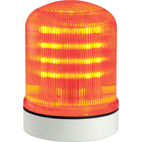 Streamline&reg; Modular Multifunctional LED Beacons, Continuous/Flashing/Rotating, Amber Equipment World