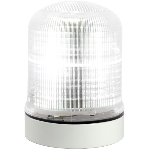 Streamline&reg; Modular Multifunctional LED Beacons, Continuous/Flashing/Rotating, Clear Equipment World