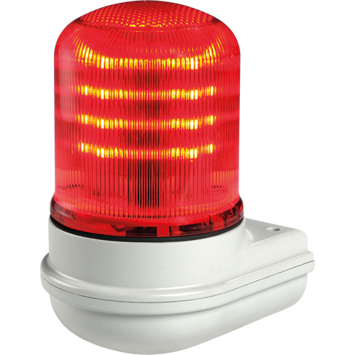 Streamline&reg; Modular Multifunctional LED Beacons, Continuous/Flashing/Rotating, Red Equipment World