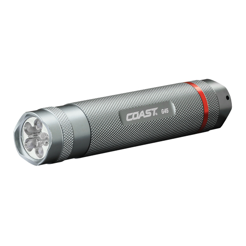 G45 Flashlight, LED, 385 Lumens, AAA Batteries Equipment World