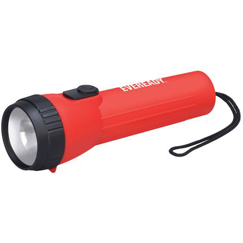 Industrial General Purpose Flashlight, LED, 25 Lumens, D Batteries Equipment World