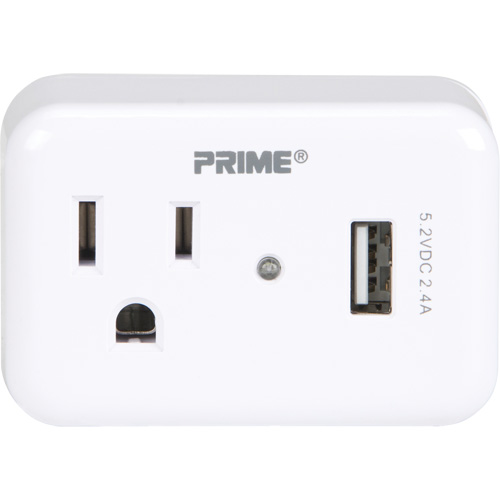 Chargeur USB Prime avec protection contre la surtension Equipment World