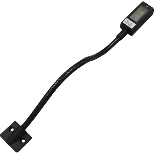 LED Gooseneck Maplight, 1 W, LED, 12" Neck, Black Equipment World
