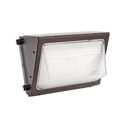 Wall Pack, LED, 120-277 V, 75 W, 9.29" H x 7.13" W x 13.4" D Equipment World