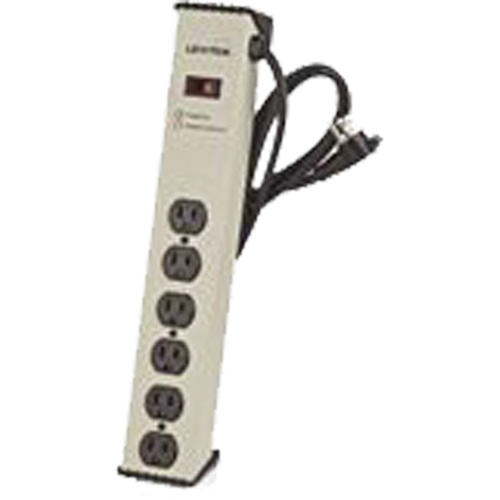Surge Protector Strip, 6 Outlets, 900 J, 1500 W, 6' Cord Equipment World