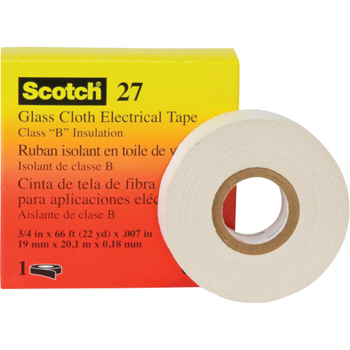 Ruban isolant en toile de verre 27 Scotch, 12 mm (1/2") la x 20 m (66') lo Equipment World