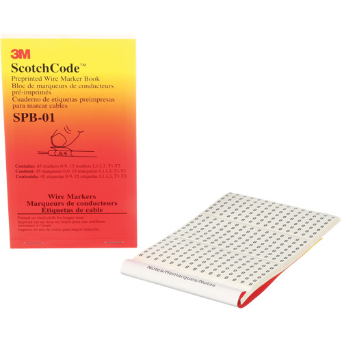 ScotchCode Pre-Printed Wire Marker Book Equipment World