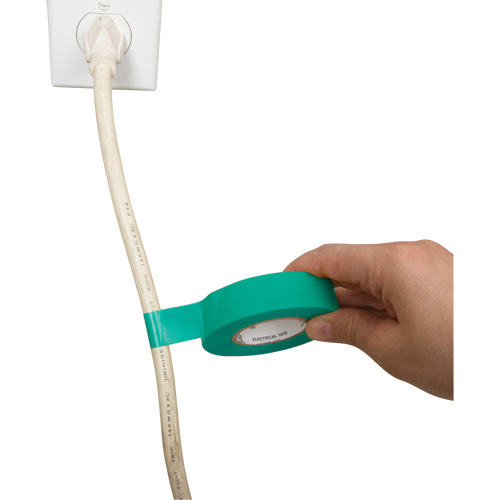 Ruban isolant, 19 mm (3/4") x 18 m (60'), Vert, 7 mils Equipment World