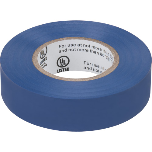 Electrical Tape, 19 mm (3/4") x 18 M (60'), Blue, 7 mils Equipment World