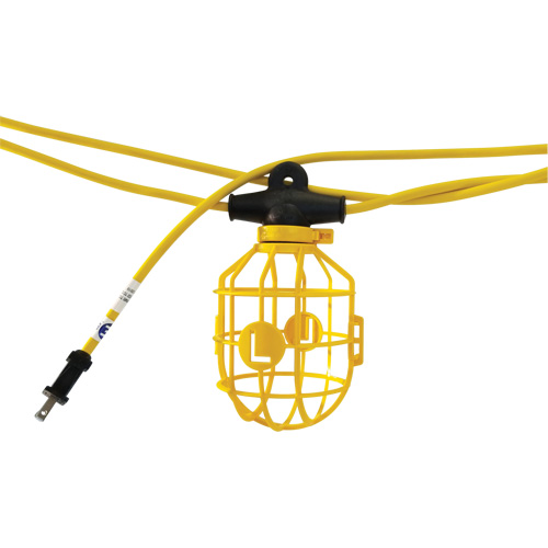 Heavy-Duty Moulded Stringlights, 5 Lights, 600" L, Plastic Housing Equipment World